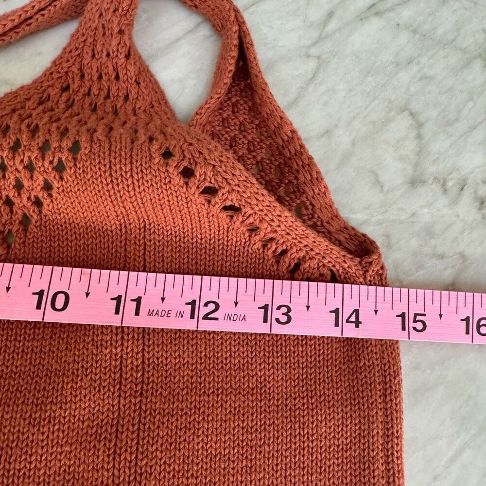 Free People Knockout Swit Slip Knit Mini Dress Sleeveless Sun Blossom Size S - Picture 6 of 8